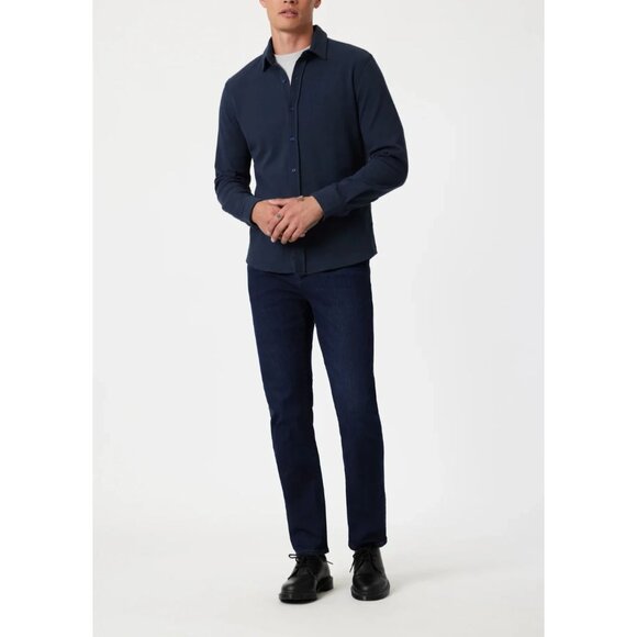 Mavi Men's Zach Straight Leg Jeans Ink Brushed SuperMove Dark Wash Size 33x32 - Picture 5 of 9